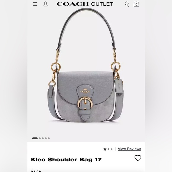 Coach Kleo Shoulder Bag 17 - Picture 1 of 6